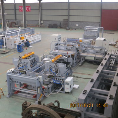 512mm 0.8Mpa die Mesh Welding Machine With Solenoid-Klep versterken