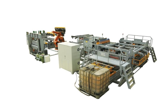 1300mm volledig Automatische Gelaste Draad Mesh Machine For Supermarket Racking